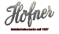 HÖFNER - Meisterinstrumente seit 1887 ist PARTNER VON KARAT BAND